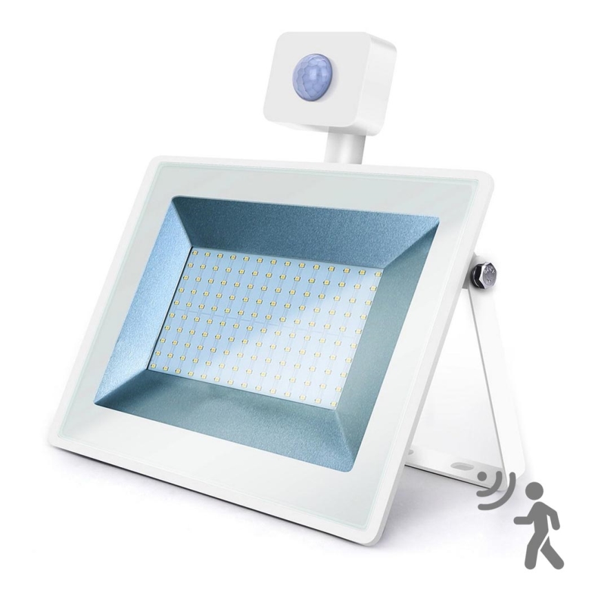 Aigostar - Светодиодный прожектор с датчиком LED/100W/230V 4000K IP65 белый
