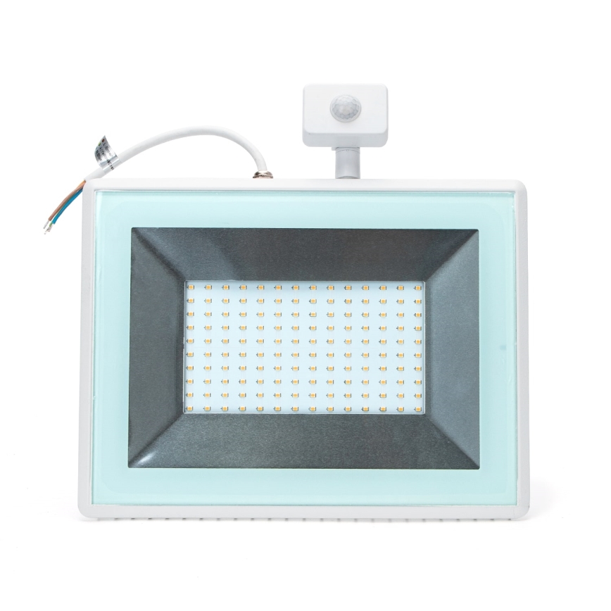 Aigostar - Светодиодный прожектор с датчиком LED/100W/230V 4000K IP65 белый