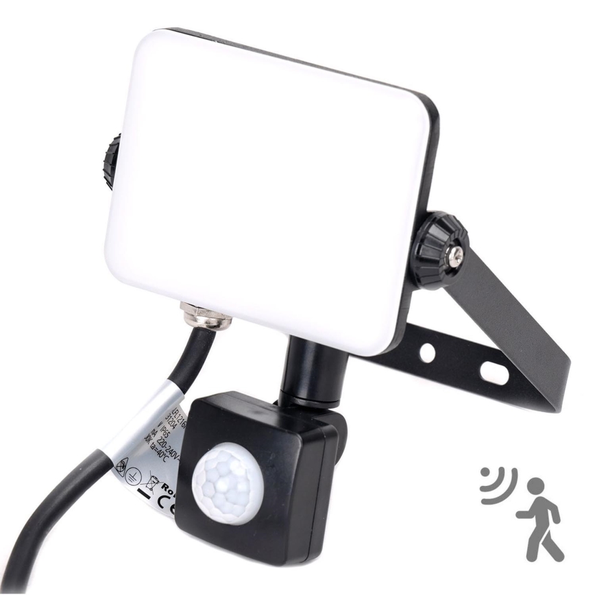 Aigostar - Светодиодный прожектор с датчиком LED/30W/230V 4000K IP65 черный