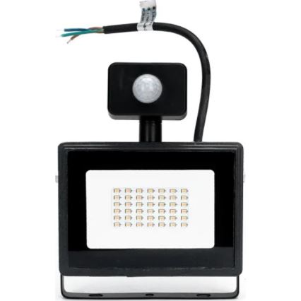 Aigostar - Светодиодный прожектор с датчиком LED/50W/230V 4000K IP65 черный