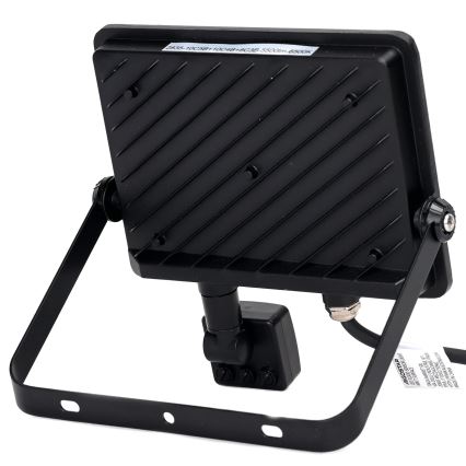 Aigostar - Светодиодный прожектор с датчиком LED/50W/230V 6500K IP65 черный