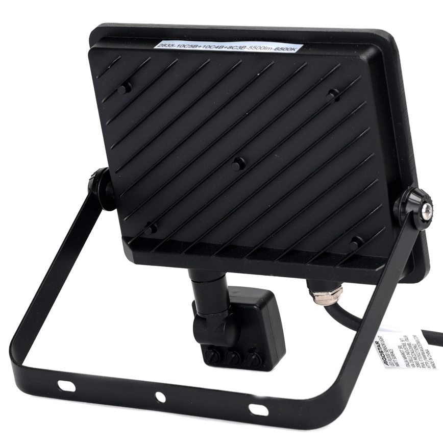 Aigostar - Светодиодный прожектор с датчиком LED/50W/230V 6500K IP65 черный