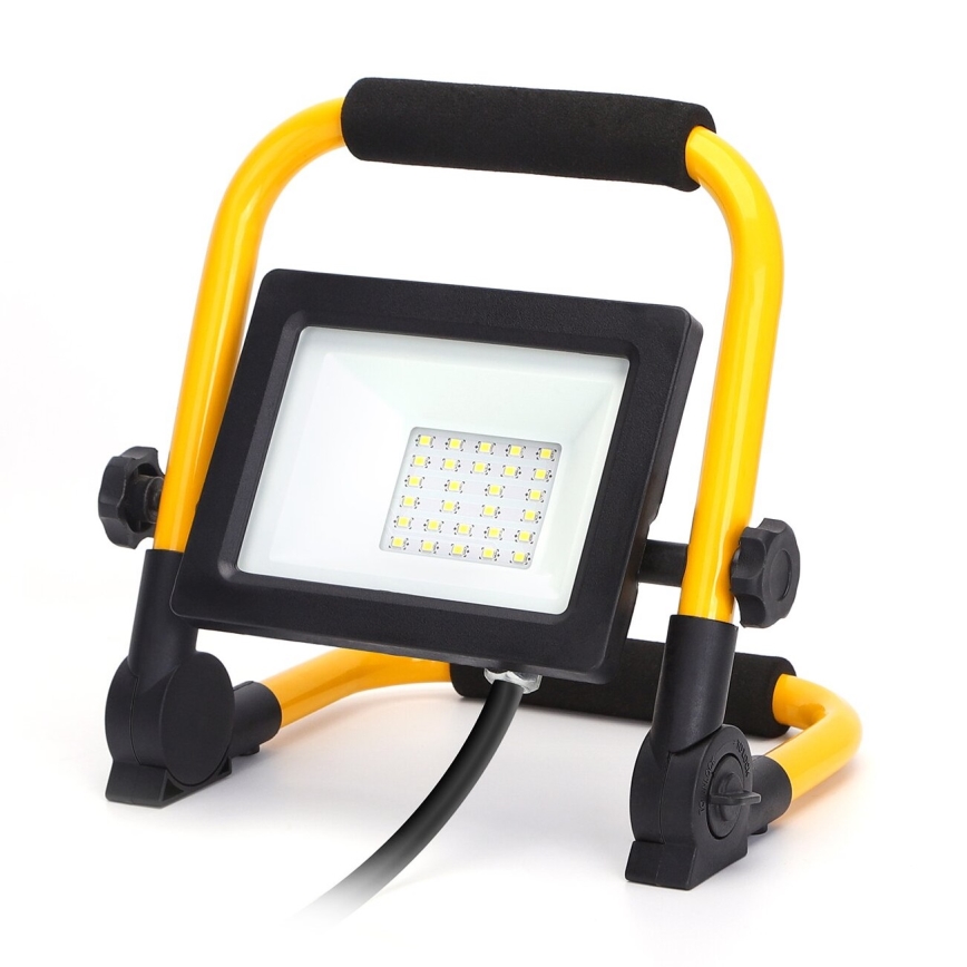 Aigostar - Светодиодный прожектор со стойкой LED/20W/230V 6500K IP65