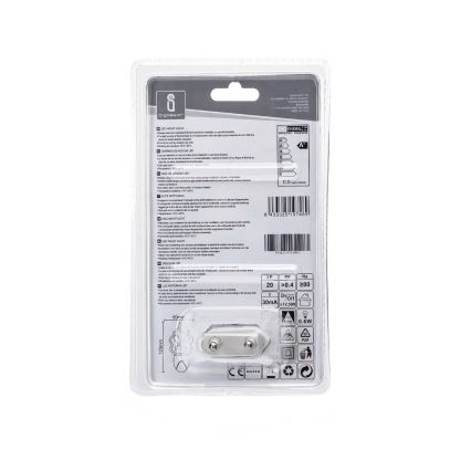 Aigostar - Светодиодный RGB-ночник с датчиком LED/0,5W/230V пламя