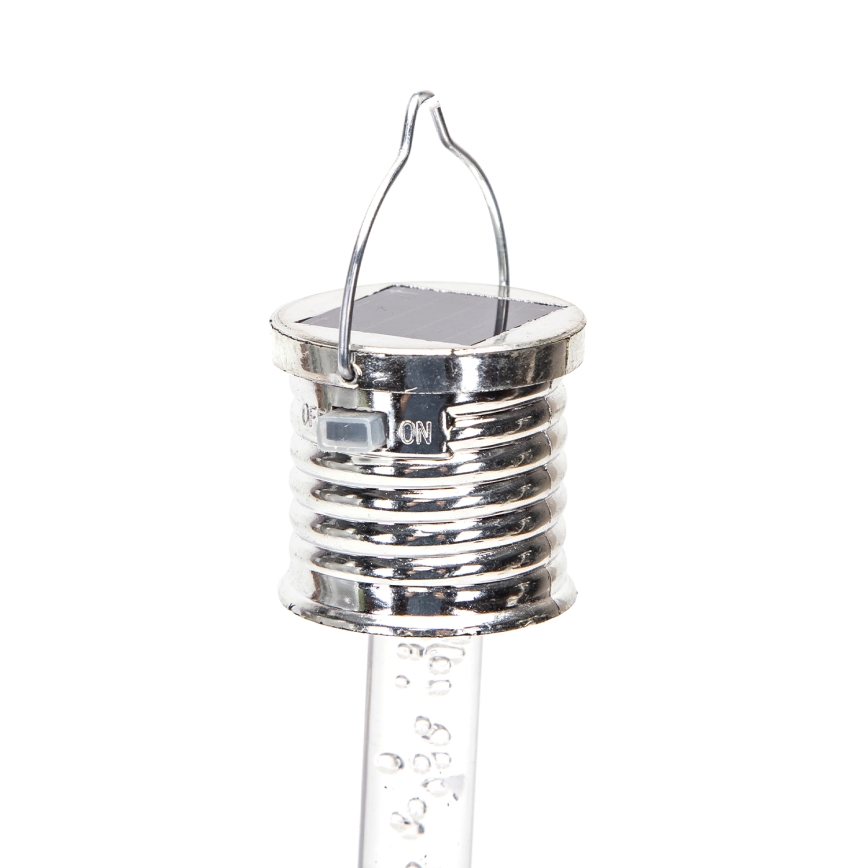 Aigostar - Светодиодный RGB-светильник на солнечной батарее LED/0,006W/1,2V 4000 mAh хром IP44