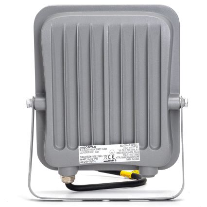 Aigostar - Светодиодный RGBW-прожектор MESH MESH LED/30W/230V 6500K IP65 + дистанционное управление
