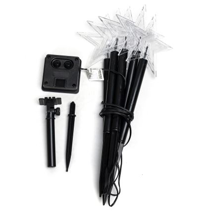 Aigostar - Светодиодный рождественский светильник на солнечной батарее LED/0,054W/1,2V 1 м IP65 800 mAh холодный белый