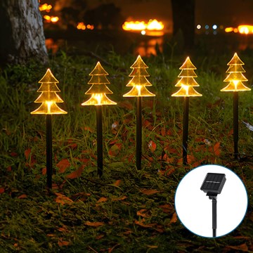 Aigostar - Светодиодный рождественский светильник на солнечной батарее LED/0,054W/1,2V 1 м IP65 теплый белый