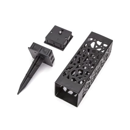 Aigostar - Светодиодный светильник на солнечной батарее LED/0,006W/1,2V 100 mAh 28,5 см черный 6500K IP44