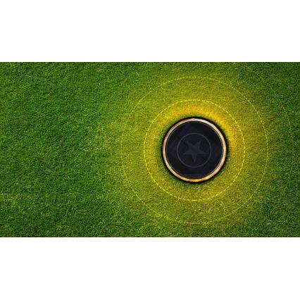 Aigostar - Светодиодный светильник на солнечной батарее LED/0,6W/5,5V 24,5 см 500 mAh 3200K IP66 черный