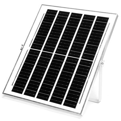 Aigostar - Светодиодный светильник на солнечной батарее 2xLED/70W/12V 12000 mAh 6500K диаметр 20,5 см + дистанционное управление