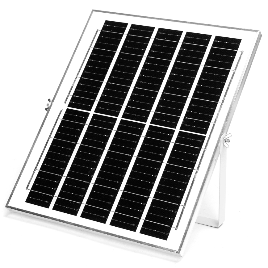 Aigostar - Светодиодный светильник на солнечной батарее 2xLED/70W/12V 12000 mAh 6500K диаметр 20,5 см + дистанционное управление