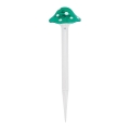 Aigostar - Светодиодный светильник на солнечной батарее LED/0,006W/1,2V 100 mAh 2700K IP44 зеленый