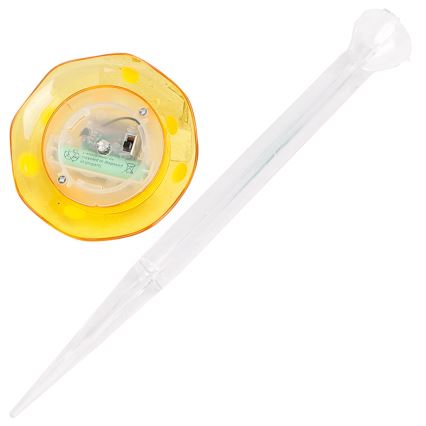 Aigostar - Светодиодный светильник на солнечной батарее LED/0,006W/1,2V 100 mAh 2700K IP44 желтый
