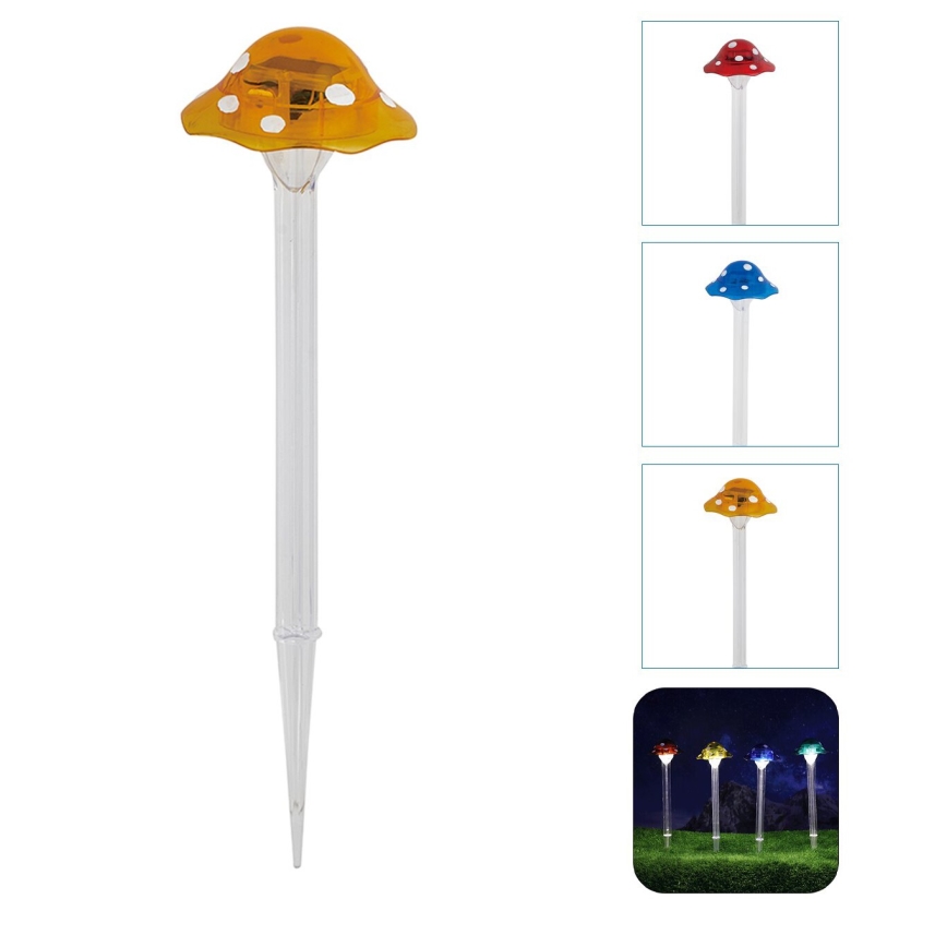 Aigostar - Светодиодный светильник на солнечной батарее LED/0,006W/1,2V 100 mAh 2700K IP44 желтый
