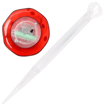 Aigostar - Светодиодный светильник на солнечной батарее LED/0,006W/1,2V 100 mAh 2700K IP44 красный