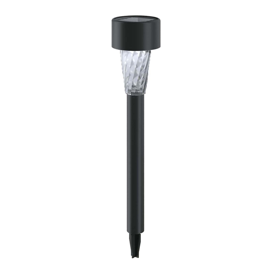 Aigostar - Светодиодный светильник на солнечной батарее LED/0,006W/1,2V 40 mAh 29,5 см черный 6500K IP44