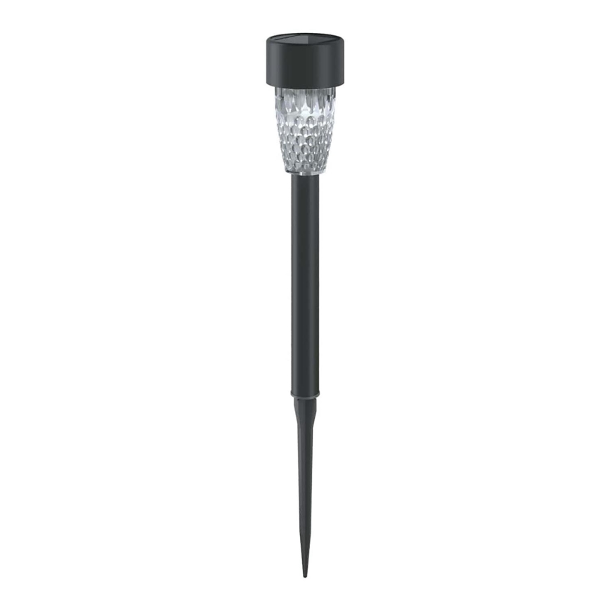 Aigostar - Светодиодный светильник на солнечной батарее LED/0,006W/1,2V 40 mAh 29,7 см черный 6500K IP44