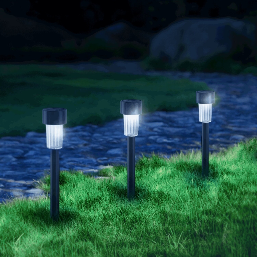 Aigostar - Светодиодный светильник на солнечной батарее LED/0,006W/1,2V 40mAh 6500K IP44 29,5 см