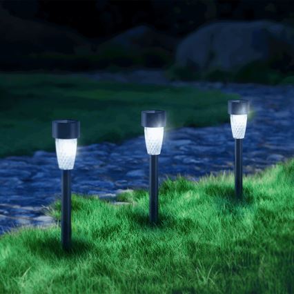 Aigostar - Светодиодный светильник на солнечной батарее LED/0,006W/1,2V 40mAh 6500K IP44 29,7 см