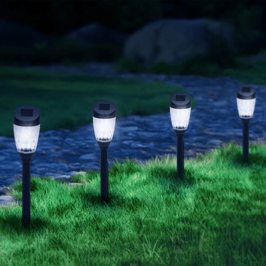 Aigostar - Светодиодный светильник на солнечной батарее LED/0,006W/1,2V 40mAh 6500K IP44 34,5 см звезда