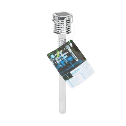 Aigostar - Светодиодный светильник на солнечной батарее LED/0,006W/1,2V хром 6500K IP44