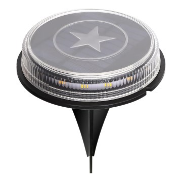 Aigostar - Светодиодный светильник на солнечной батарее LED/0,6W/5,5V 24,5 см 500 mAh 3200K IP66 черный