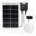 Aigostar - Светодиодный светильник на солнечной батарее LED/70W/12V 6000 mAh 6500K диаметр 20,5 см + дистанционное управление