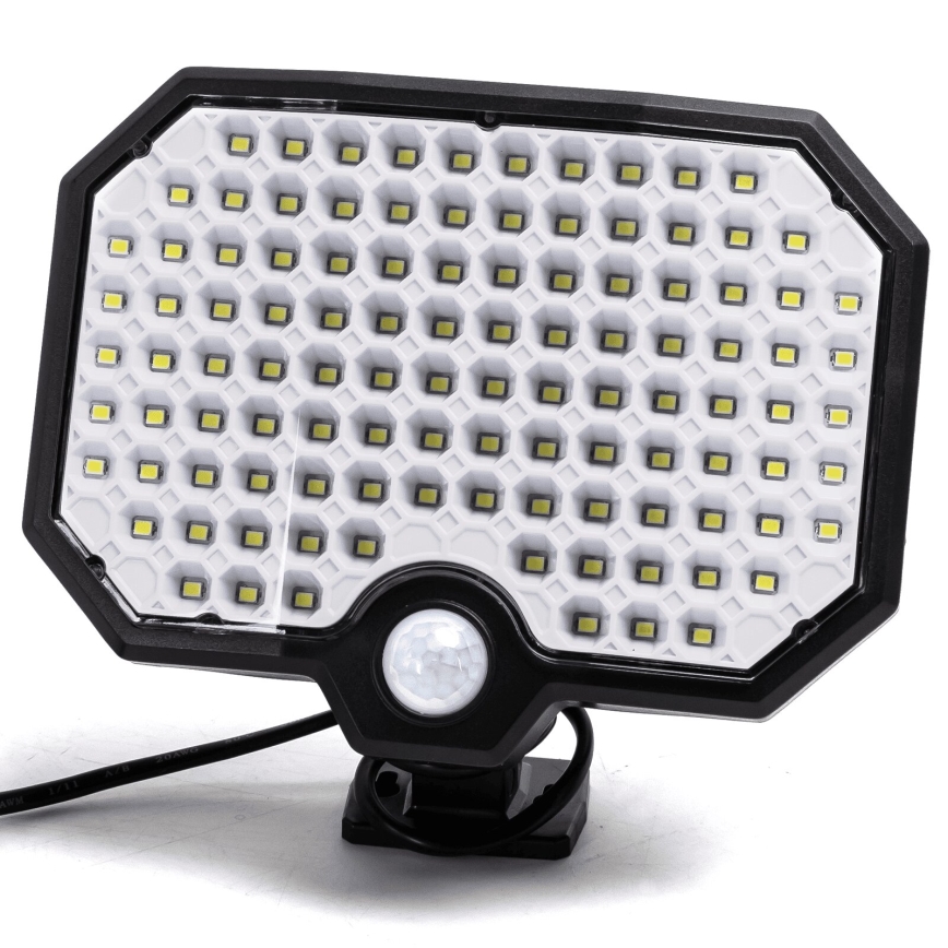 Aigostar - Светодиодный светильник на солнечной батарее с датчиком движения LED/2,4W/3,7V IP65