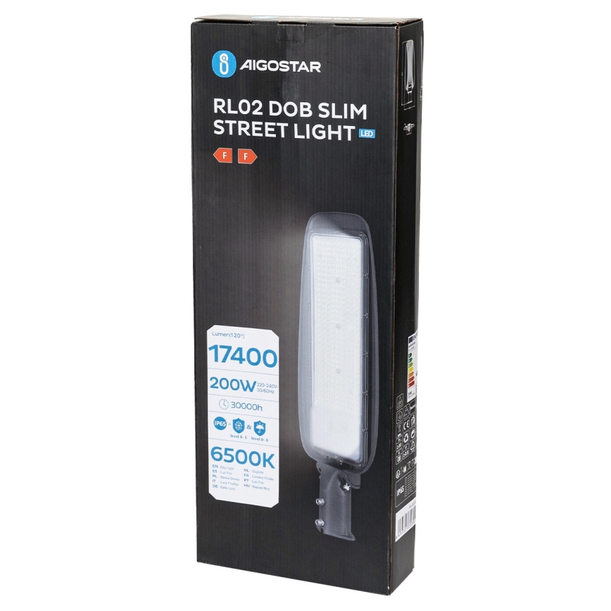 Aigostar - Светодиодный уличный фонарь LED/200W/230V 6500K IP65