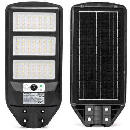 Aigostar - Светодиодный уличный фонарь на солнечной батарее с датчиком LED/150W/3,2V 8000mAh IP65 6500K + дистанционное управление