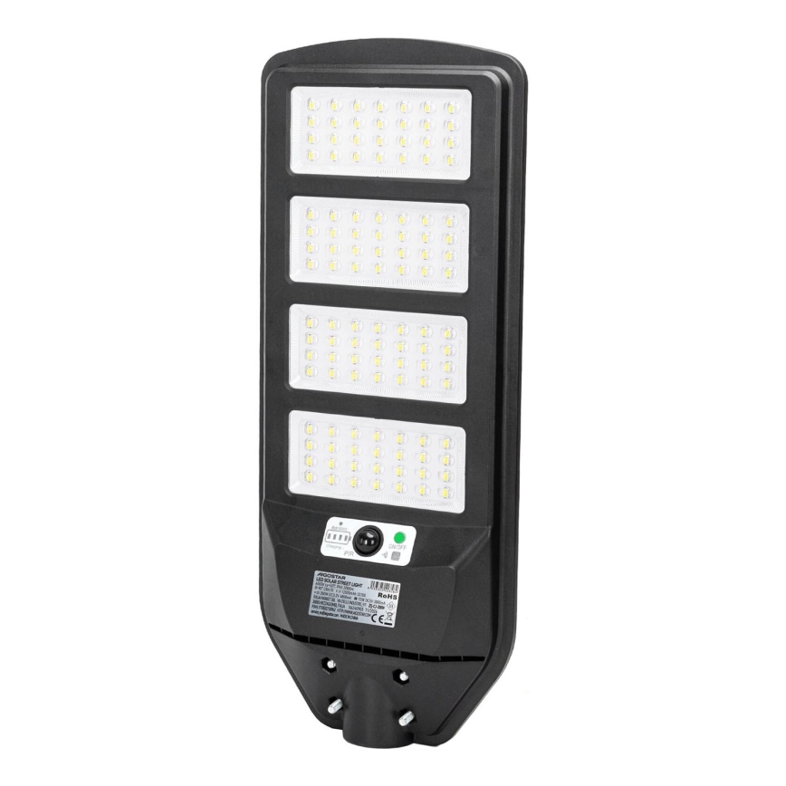 Aigostar - Светодиодный уличный фонарь на солнечной батарее с датчиком LED/200W/3,2V 12000mAh IP65 6500K + дистанционное управление