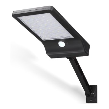 Aigostar - Светодиодный уличный фонарь на солнечной батарее с датчиком LED/3W/3,7V1800 mAh IP44 3000/4000/5000K + дистанционное управление