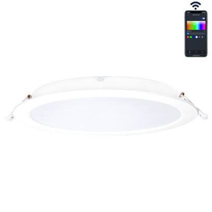 Aigostar - Светодиодный встроенный RGBW-светильник для ванной комнаты MESH LED/18W/230V 2700-6500K IP44