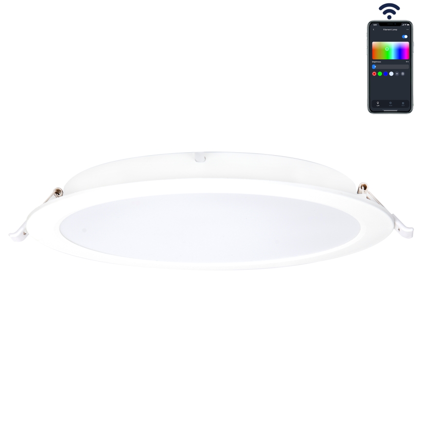 Aigostar - Светодиодный встроенный RGBW-светильник для ванной комнаты MESH LED/18W/230V 2700-6500K IP44