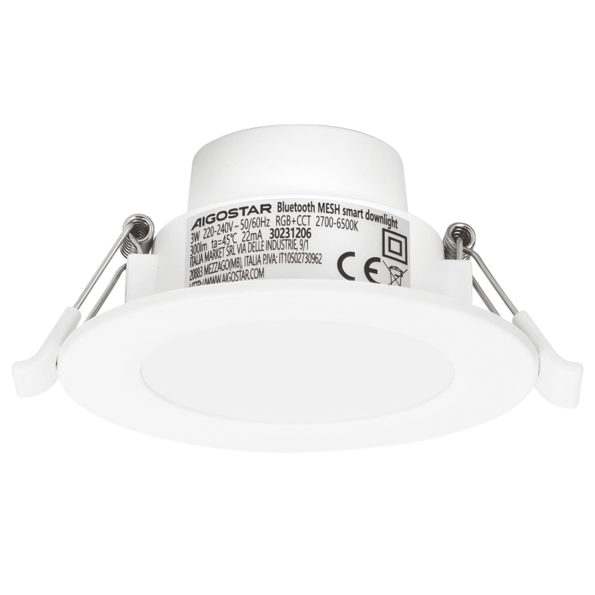 Aigostar - Светодиодный встроенный RGBW-светильник для ванной комнаты MESH LED/3W/230V 2700-6500K IP44