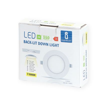 Aigostar - Светодиодный встроенный светильник LED/4W/230V 3000K диаметр 9,8 см белый