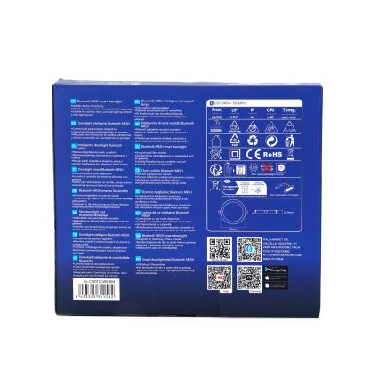 Aigostar - Светодиодный встроенный светильник с регулированием яркости MESH LED/15W/230V 2700-6500K диаметр 17 см