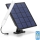 Aigostar - Светодиодная лампа с регулированием яркости и солнечной панелью LED/3,2V 3000K/4000K/6500K IP65 + дистанционное управление