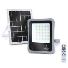 Aigostar - Светодиодный прожектор на солнечной батарее с регулированием яркости LED/30W/3,2V IP67 + пульт ДУ