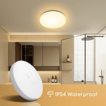 Aigostar - Светодиодный потолочный светильник для ванной комнаты LED/18W/230V 3000K IP54