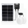 Aigostar - Світильник на сонячній батареї LED 2xLED/35W/12V 6000 mAh 6500K діам. 16,8 см + дистанційне керування