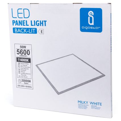 Aigostar - Світлодіодна панель LED/50W/230V 60x60 см 4000K