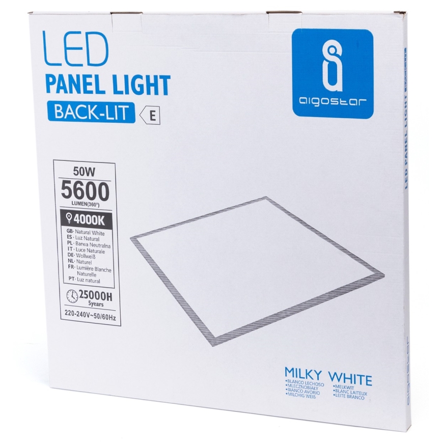 Aigostar - Світлодіодна панель LED/50W/230V 60x60 см 4000K