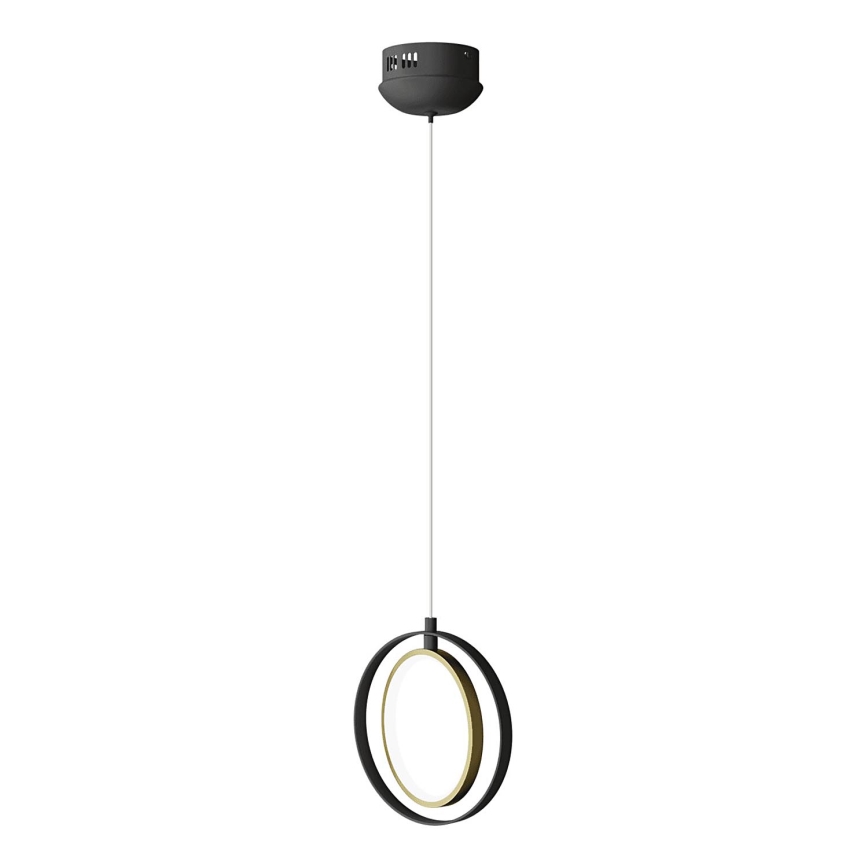 Aigostar - Світлодіодна підвісна люстра LED/15W/230V 6500K чорний
