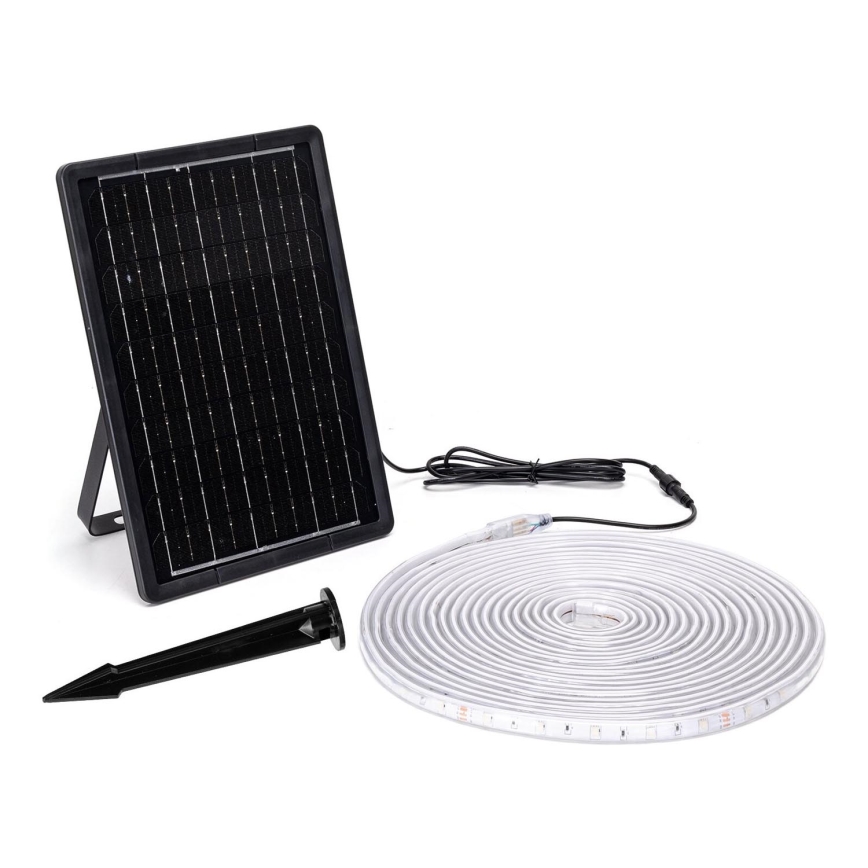 Aigostar - Світлодіодна RGB регульована сонячна стрічка LED/10W/3,2V 10 м IP65 8000 мАг + дистанційне керування