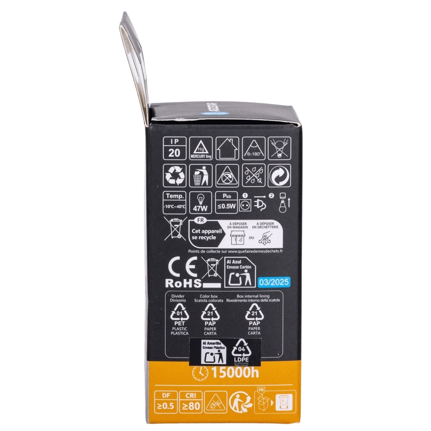 Aigostar - Світлодіодна лампа LED RGBW із регульованою яскравістю G45 E27/6W/230V 3000K + пульт дистанційного керування