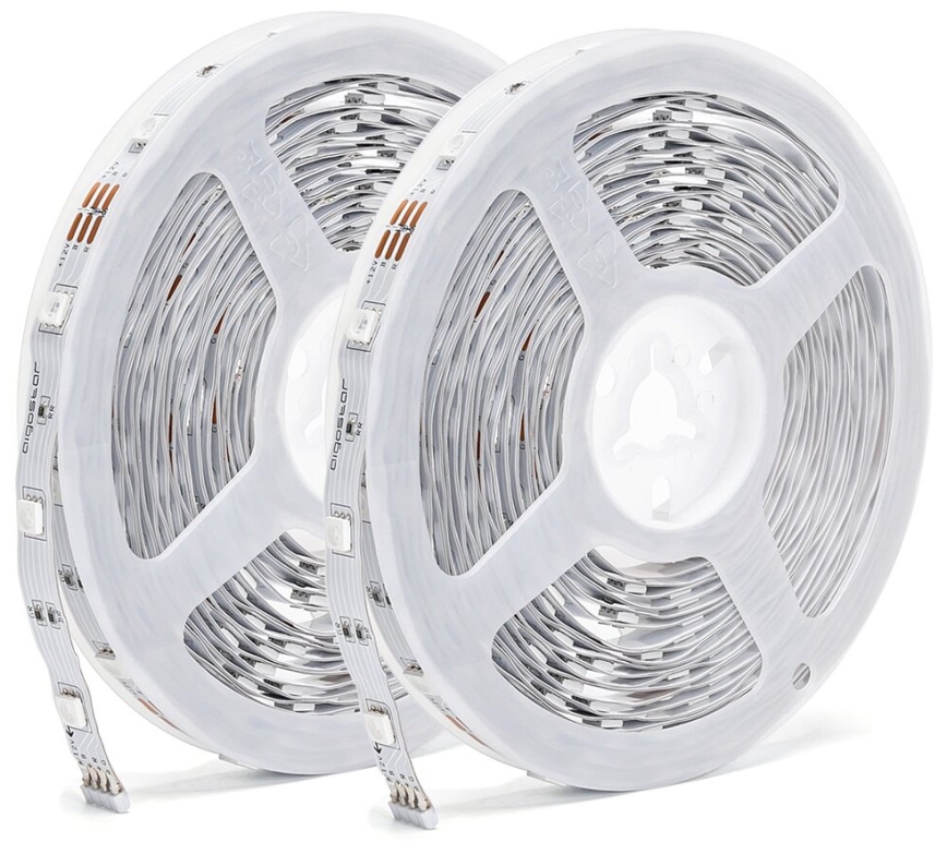 Aigostar - Світлодіодна RGBW стрічка з регулюванням яскравості LED/48W/12V 2x7,5 м Wi-Fi