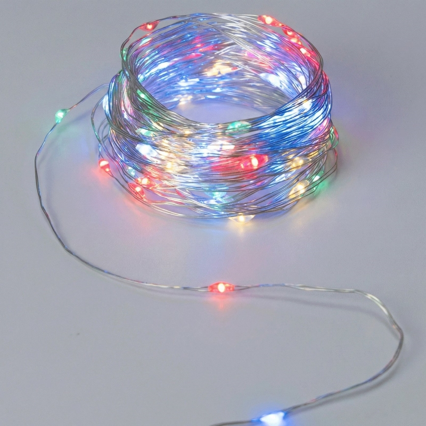 Aigostar - світлодіодна різдвяна гірлянда 40xLED/2x3V 4m багатоколірна