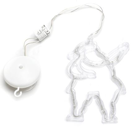 Aigostar - світлодіодна різдвяна прикраса 10xLED/3xAAA Санта Клаус 20 см